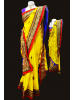 Yellow Cutwork Saree